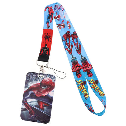 Cartoon Credential Holder Keychain – Cool Lanyard for Key, ID Card, Gym Badge & Cosplay Gift