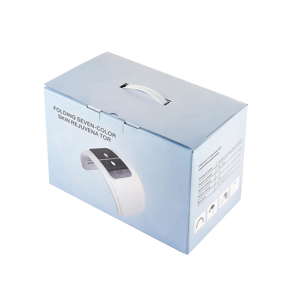 Foreverlily LED Face Mask PDT Machine – 7 Colors Light Photon Skin Rejuvenation, Facial & Body Beauty Spa with Nano Spray Mist