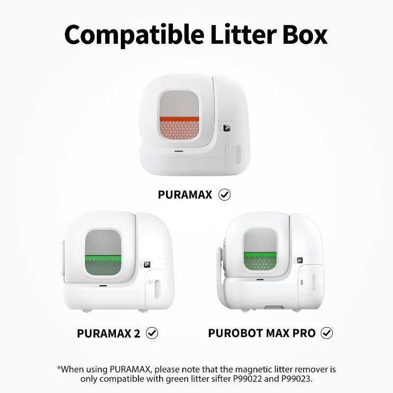 Original PETKIT Magnetic Cat Litter Remover Set – Accessory for PURAMAX 2 & PUROBOT MAX PRO Smart Cat Toilets