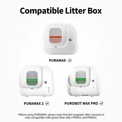 Original PETKIT Magnetic Cat Litter Remover Set – Accessory for PURAMAX 2 & PUROBOT MAX PRO Smart Cat Toilets