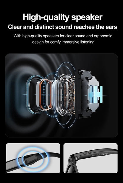 Xiaomi Smart Bluetooth Glasses — IP65 Waterproof, Video Recording, AI Photo Recognition, Translation, Call & Large Battery