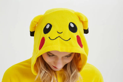 Pokémon Kigurumi Onesie — Pikachu, Gengar, Snorlax, Eevee, Squirtle, Umbreon Pajamas Cosplay Costume for Adults & Halloween Gift