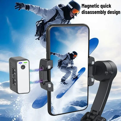 3-Axis Mobile Gimbal Stabilizer – Phone Video Recorder with Face & Object Tracking for Android & iPhone