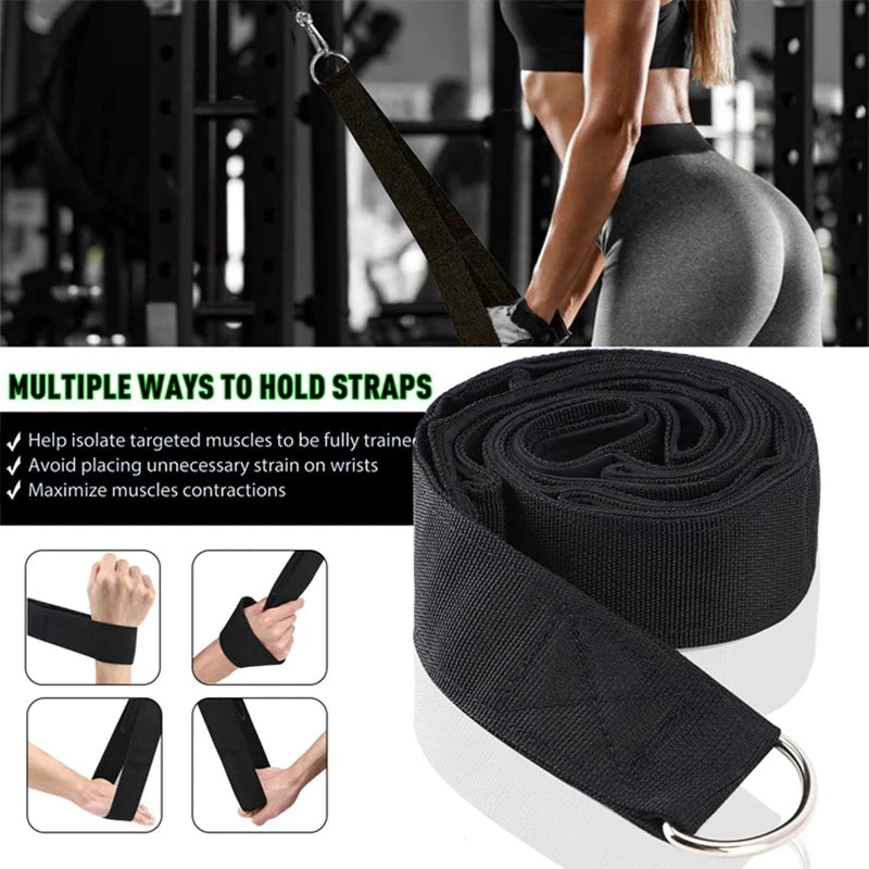 Fitness Tricep Rope — Cable Attachment for Pull-Down Workouts & Strength Training