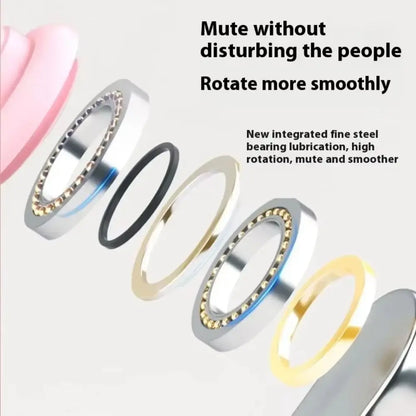 Noiseless 4-Wheel Abdominal Roller – Multifunctional Muscle Trainer with Handles for Gym & Home