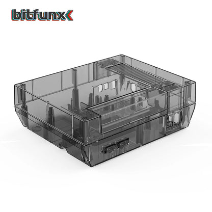 Bitfunx Transparent Replacement Shell – Protective Housing for NES Nintendo Console