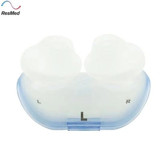 Silica Cushion for ResMed AirFit P10 Nasal Pillows Mask – S/M/L Anti-Snore Sleep Apnea Accessory