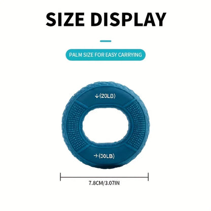 Silicone Hand Grip Strengthener Ring – Forearm & Finger Training for Strength