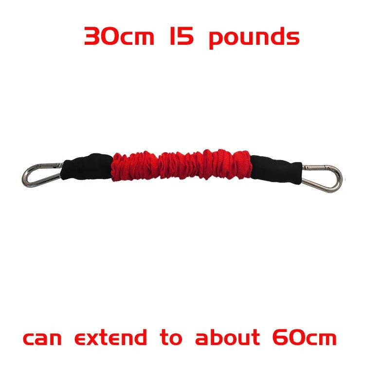 Thickened Latex Resistance Bands — 30/42/65/80cm Pull Rope for Gym, Fitness Training & Taekwondo (Customizable)