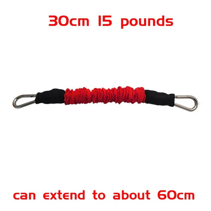 Thickened Latex Resistance Bands — 30/42/65/80cm Pull Rope for Gym, Fitness Training & Taekwondo (Customizable)