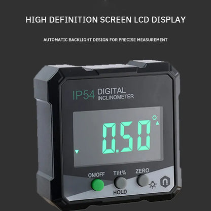 Digital Display Inclination Box: Precision Measurement with Backlight, Magnetic Suction - Protractor Inclinometer Angle Meter (1PC)