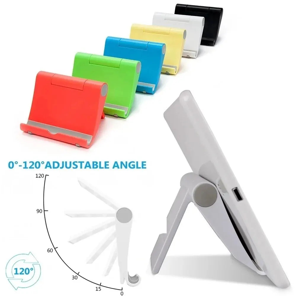 Foldable Cell Phone Tablet Desk Stand Holder: Smartphone Mobile Phone Bracket - Convenient Phone Stand