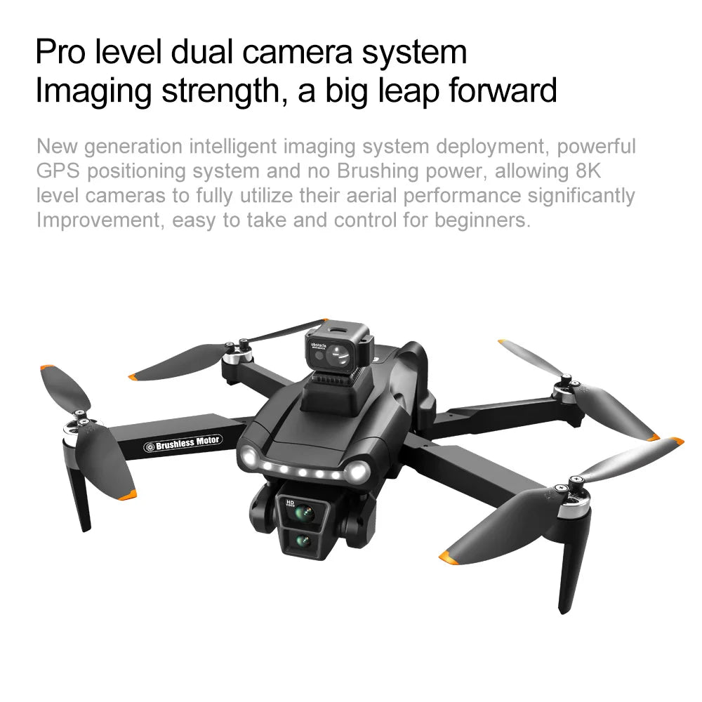 Xiaomi V198GPS Drone with 8K HD Camera – Foldable Brushless Quadcopter with Obstacle Avoidance & Optical ESC Aerial Tech