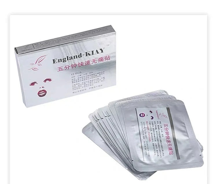 12pcs Lip Paste Mask – Tattoo & Makeup Care for Bleeding Relief and Color Fixing