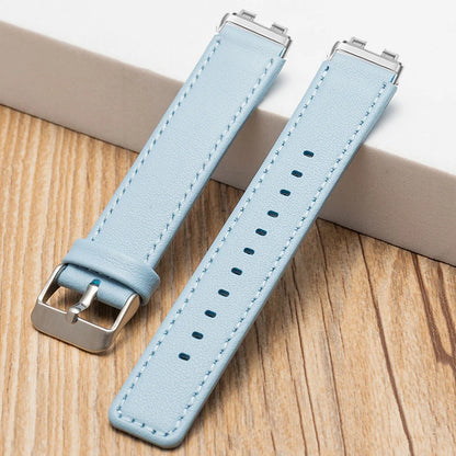 Genuine Leather Strap for Huawei Band 8/9 – Fashionable Watch Band Loop with Clasp for Men & Women