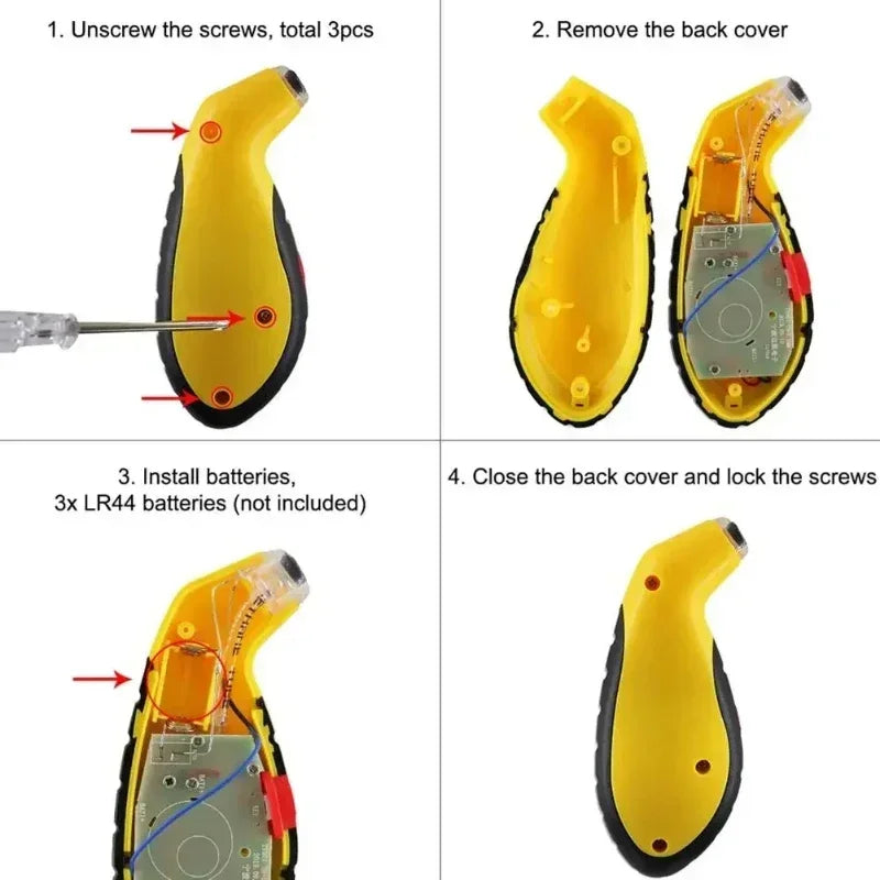 Compact Digital Tire Pressure Gauge – LCD Display for Cars, Motorcycles & Vehicle Maintenance