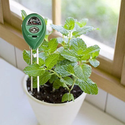 3 in 1 Soil pH Meter - Sunlight, Moisture & pH Tester for Garden Plants, Acidity & Humidity Monitor Detector