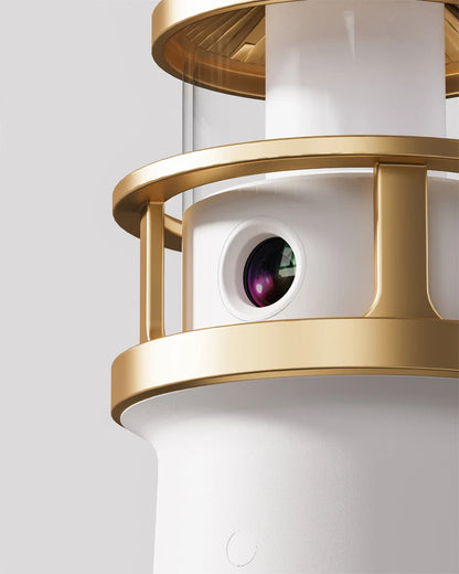 Moon Lamp Projection Night Light – Lighthouse Design with Bluetooth Music, Remote Control & Motion Sensor, Ambient Light for Xmas & Birthday Gift