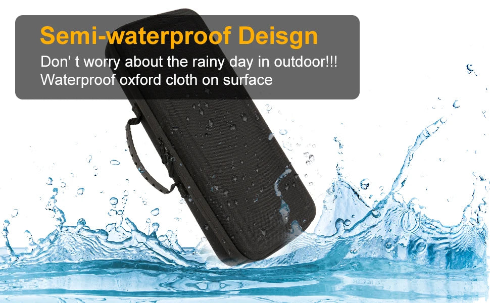 Hard EVA Case for Dyson Airstrait HT01 – Portable Travel Storage Bag for Hair Straightener & Accessories