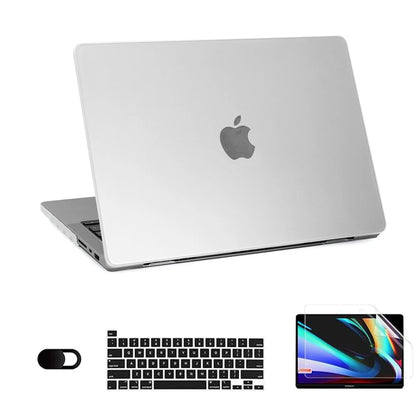 2024 Ultra Thin Hard Shell Laptop Case for MacBook Air 13 & MacBook Pro 14 – M3, M2, M1 Chip, A2941 Cover