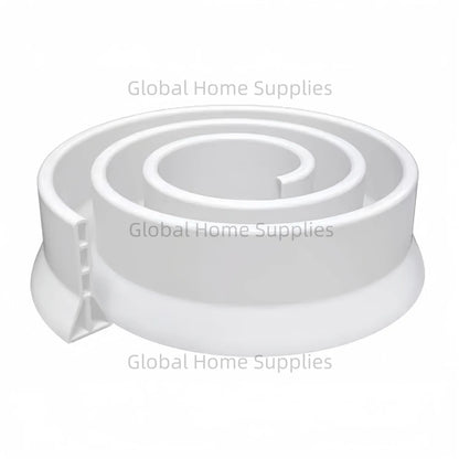 Upgraded 4” / 10cm Collapsible Shower Threshold Water Dam – Bathroom Barrier for Dry & Wet Separation