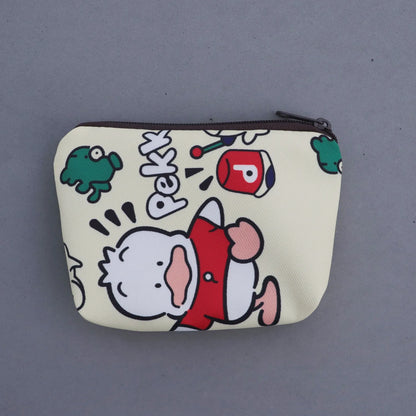 Snoopy Print Mini Coin Purse – Cute Wallet & Card Holder for Women, Girls & Kids, Small Cosmetic & ID Bag