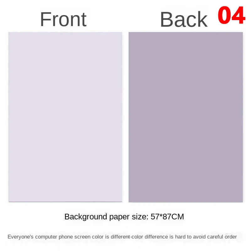 Photography Backdrops 57x87cm – Double-Sided Solid Color Photo Background for Studio, Newborn & Product Photography