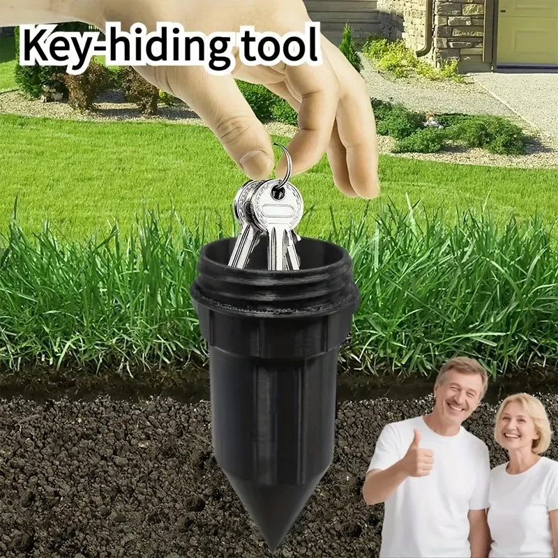 Garden Key Hider – Realistic Underground Watering Can Key Safe, Durable Plastic Outdoor Security, No Battery Needed