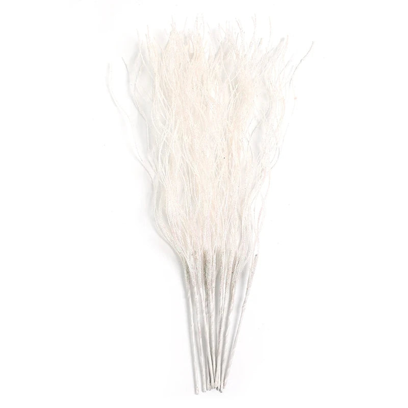 5PCS Glitter Artificial Berry Bouquet | Christmas Tree Ornament & Home Decor for New Year 2026, Navidad DIY Wreath Accessories