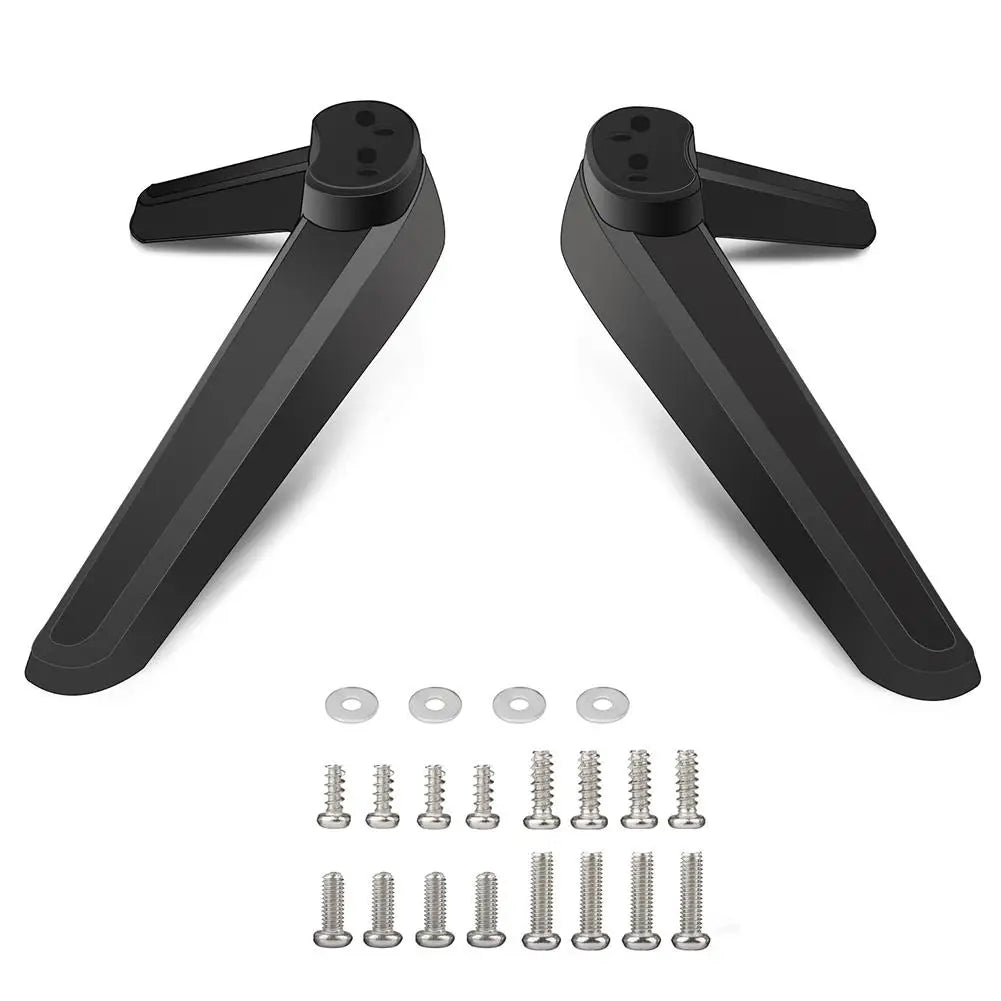 Universal TV Stand Base Replacement – Pedestal Mount Legs for 17–20mm TVs, Easy Installation Tabletop Stand