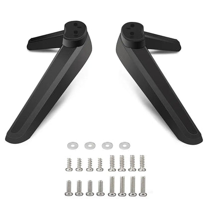 Universal TV Stand Base Replacement – Pedestal Mount Legs for 17–20mm TVs, Easy Installation Tabletop Stand