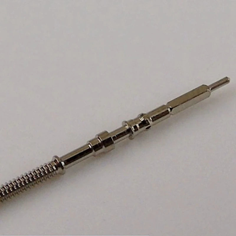 10Pcs Watch Steel Stem & Crown Kit - Replacement Parts for NH35, NH36, NH38, NH39 Movement Watches