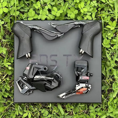 WHEELTOP EDS TX Wireless Electronic Road Bike Groupset — Carbon, Rim & Disc Brake Compatible, Shifters with Front & Rear Derailleur