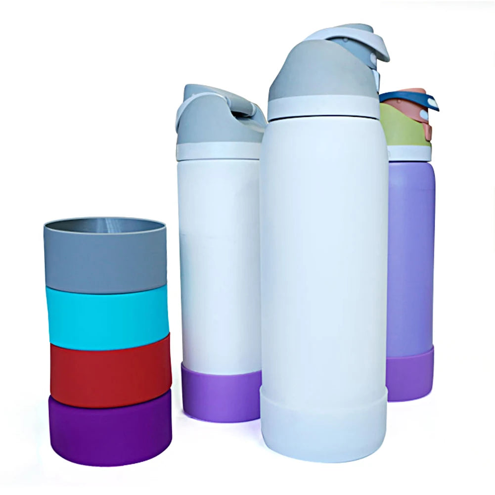 Silicone Water Bottle Boot – Anti-Slip Bottom Protector for Owala 32oz Flask Water Bottle