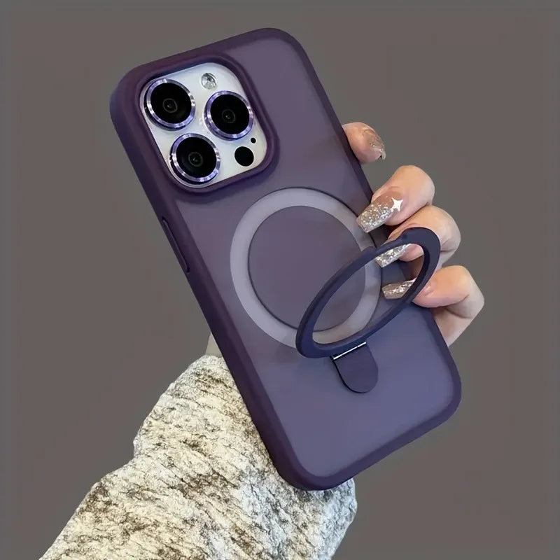 Luxury Magnetic Armor Case — Shockproof Wireless Charging Cover for iPhone 11–17 Pro/Max/Air