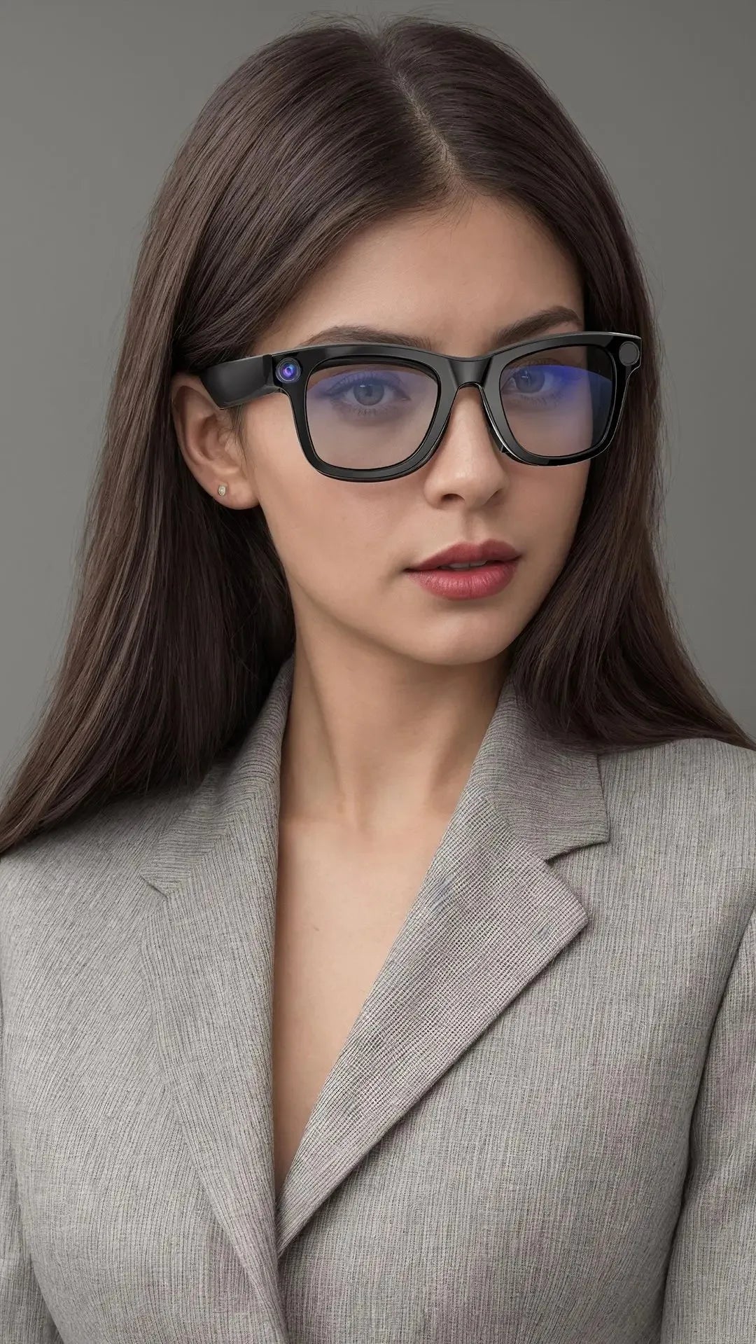 AI Smart Glasses with HD Anti-Shake Camera — Video Recording, Voice Call, Noise Reduction, Wireless Bluetooth Headset Goggles