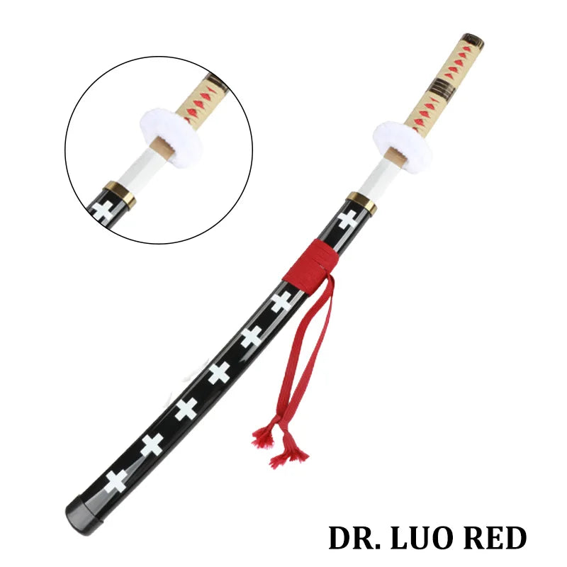 3-Piece Roronoa Zoro Katana Set – Anime Cosplay Toy Swords with Belt & Sword Holder