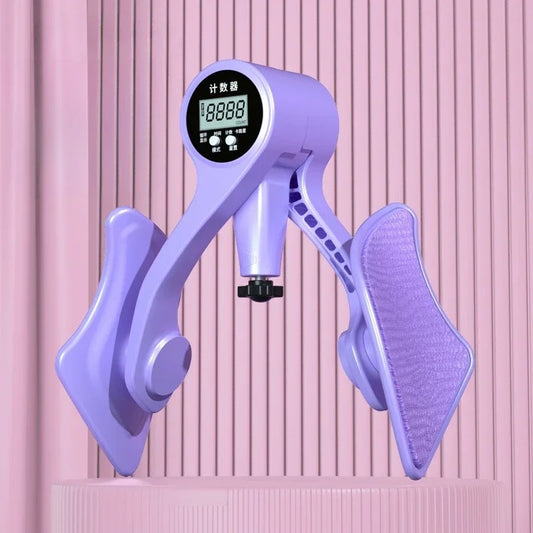 Digital Counter Hip & Leg Trainer — Adjustable Pelvic Floor Muscle Exerciser for Inner Thigh Fitness