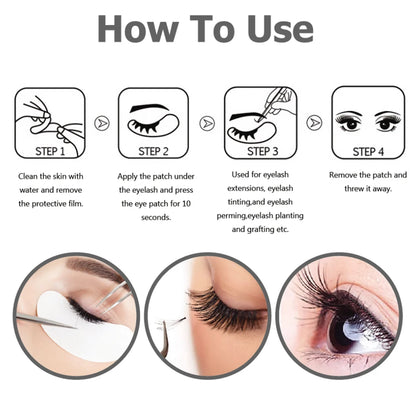 20/50 Pairs Hydrogel Lash Extension Patches | Under Eye Stickers for Grafting & Makeup | Eyelash Extension Tools