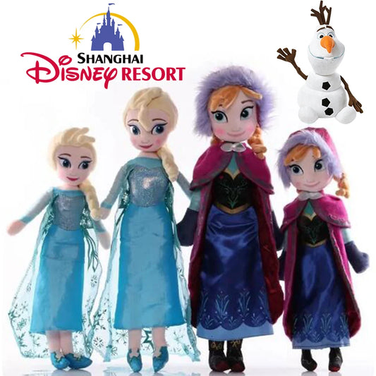 Disney Frozen Elsa, Anna & Friends Plush Toys – Olaf, Sven, Bruni Soft Dolls for Kids Christmas Gifts