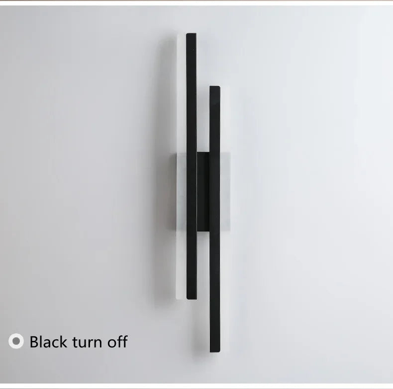 LED Wall Sconce - Modern Copper Pipe Lamp with Acrylic Shade, Indoor Lighting for Bedroom, Living Room, Corridor