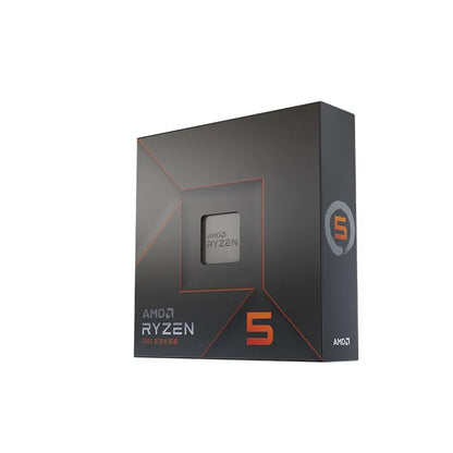 AMD Ryzen 5 7600X 6-Core 12-Thread CPU Processor - 4.7 GHz, 32MB L3 Cache, PCIe 5.0, 105W, LGA AM5 for Gaming