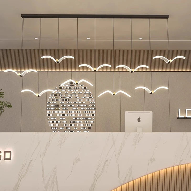 Modern LED Pendant Light – Home Decor Chandeliers for Living Room & Dining Room Indoor Hanging Lighting