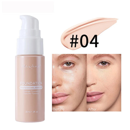 Liquid Foundation Concealer – Waterproof, Sweat-Resistant Professional Makeup Cosmetics