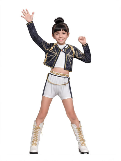 Girls Rumi Zoey Mira Cosplay Costume – 3D Print K-Pop Demon Hunters Suit Set for Stage, Performance & Halloween Party