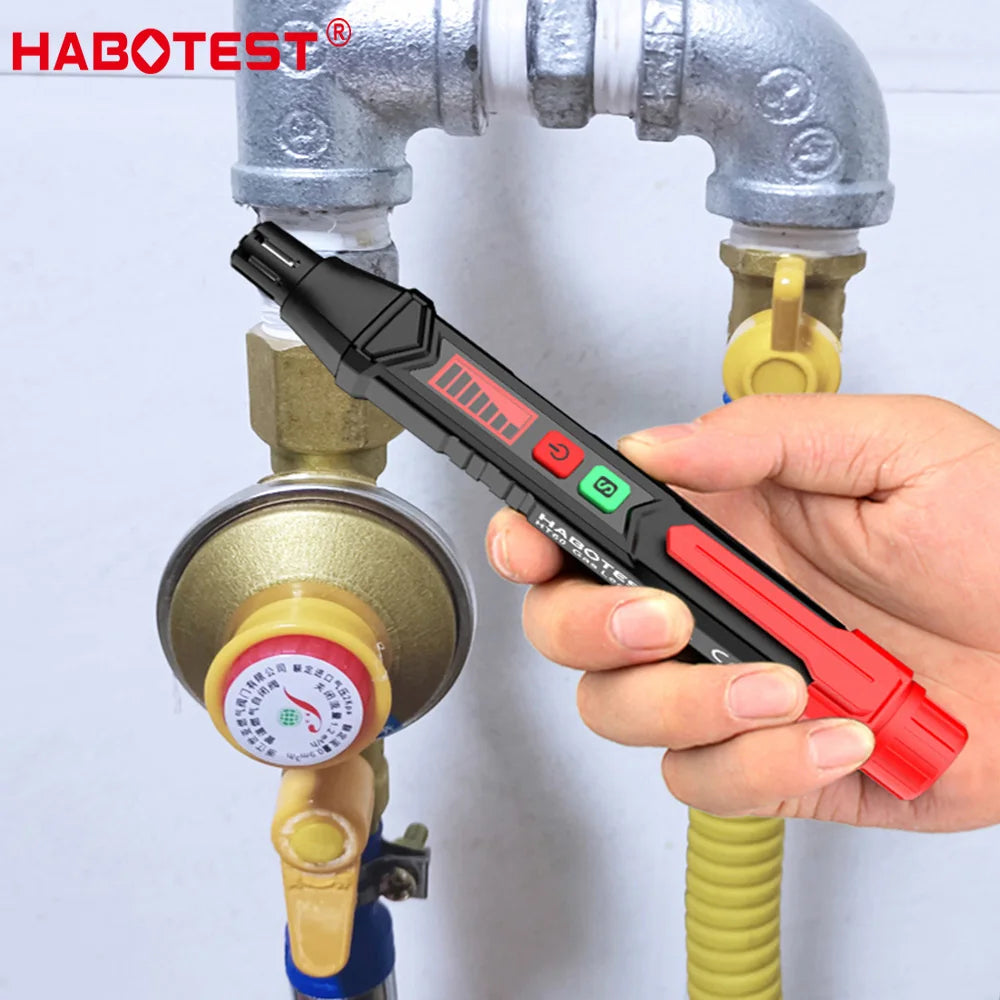 Gas Leak Detector HT59/HT60/HT61 - Combustible Gas Detector | 0-1000PPM, Sound & Screen Alarm | Mini Gas Detector for Natural Methane