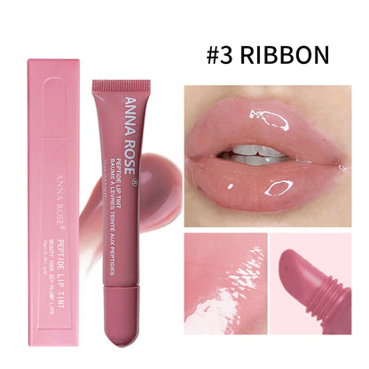 4-Color Lip Balm Set – Long-Lasting Moisturizing Gel with Coffee & Raspberry Lip Care Essence, Perfect Valentine’s Day Gift