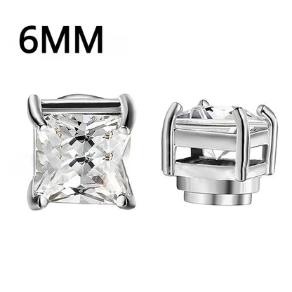Fashion Magnetic Clip Ear Studs - Non-Piercing Fake Earrings for Men & Women, Jewelry Gift