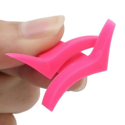 2Pcs Eyeliner Template Set - Professional Cat Eye Makeup Stencils, Wing Style Liner Stamping Tools