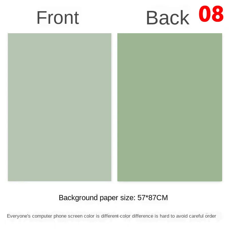 Photography Backdrops 57x87cm – Double-Sided Solid Color Photo Background for Studio, Newborn & Product Photography